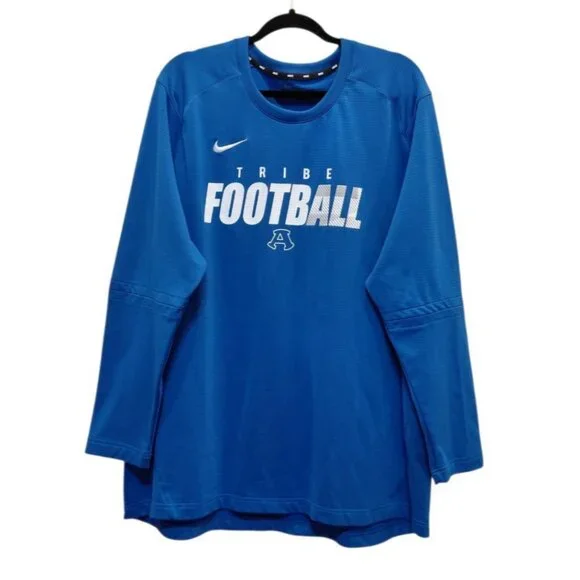 Nike Dri Fit Tribe Football Long Sleeve Jersey Pullover 2XL Blue Performance - Picture 1 of 12